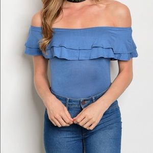 🛑Blow out sale!  New Over the shoulder Bodysuit